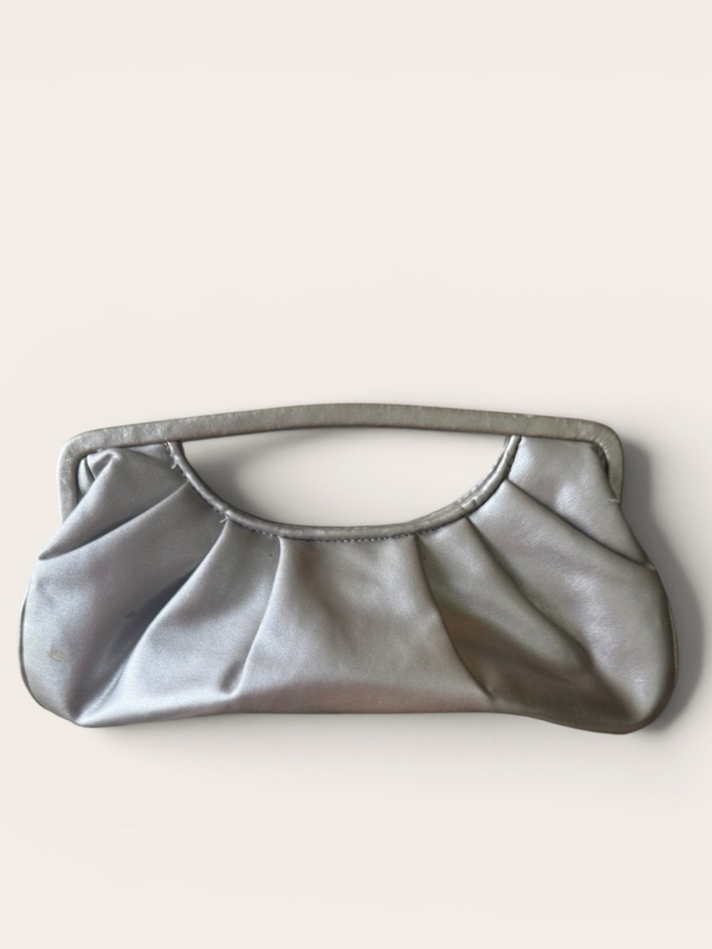 MARLO ladies metallic silver evening bag very good condition